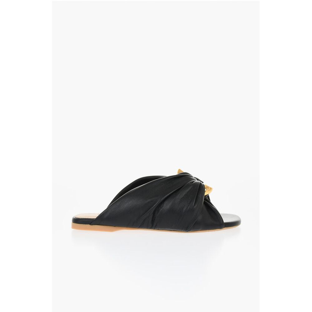 J.W.Anderson Twisted Leather Slides