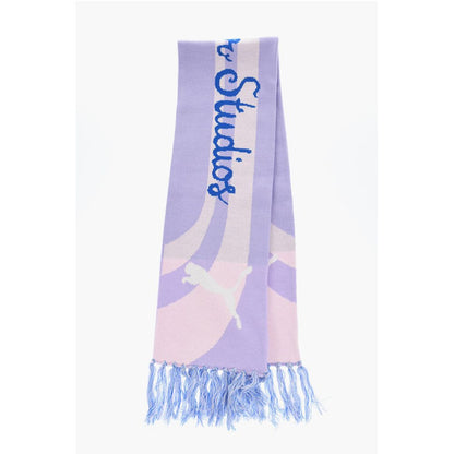 Puma KIDSUPER Wool Blend Scarf with Fringes