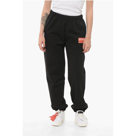 Kenzo Brushed Cotton Sweatpants with Cuffs