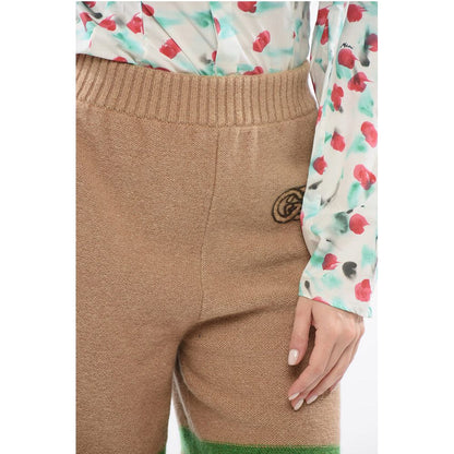 Gucci Iconic Banded Knitted Shorts with Embroidered Logo