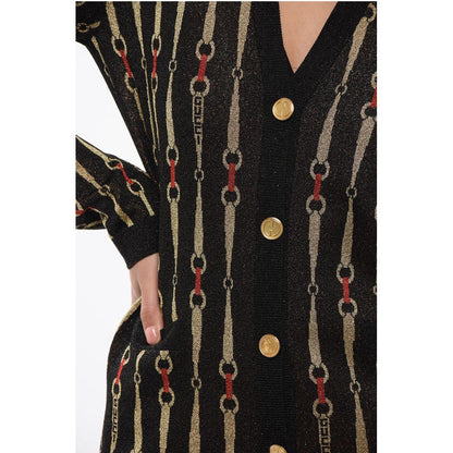 Gucci Morset Motif Lurex Cardigan