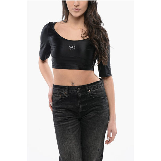Adidas STELLA MCCARTNEY Cropped Top with Contrast Logo
