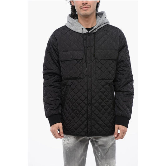 Dsquared² Quilted Jacket with Fleece Hood