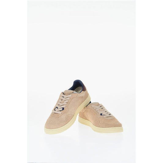 Autry Suede Low-Top Sneakers with Contrast Sole