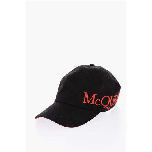 Alexander McQueen Oversized Cap with Embroidery Logo