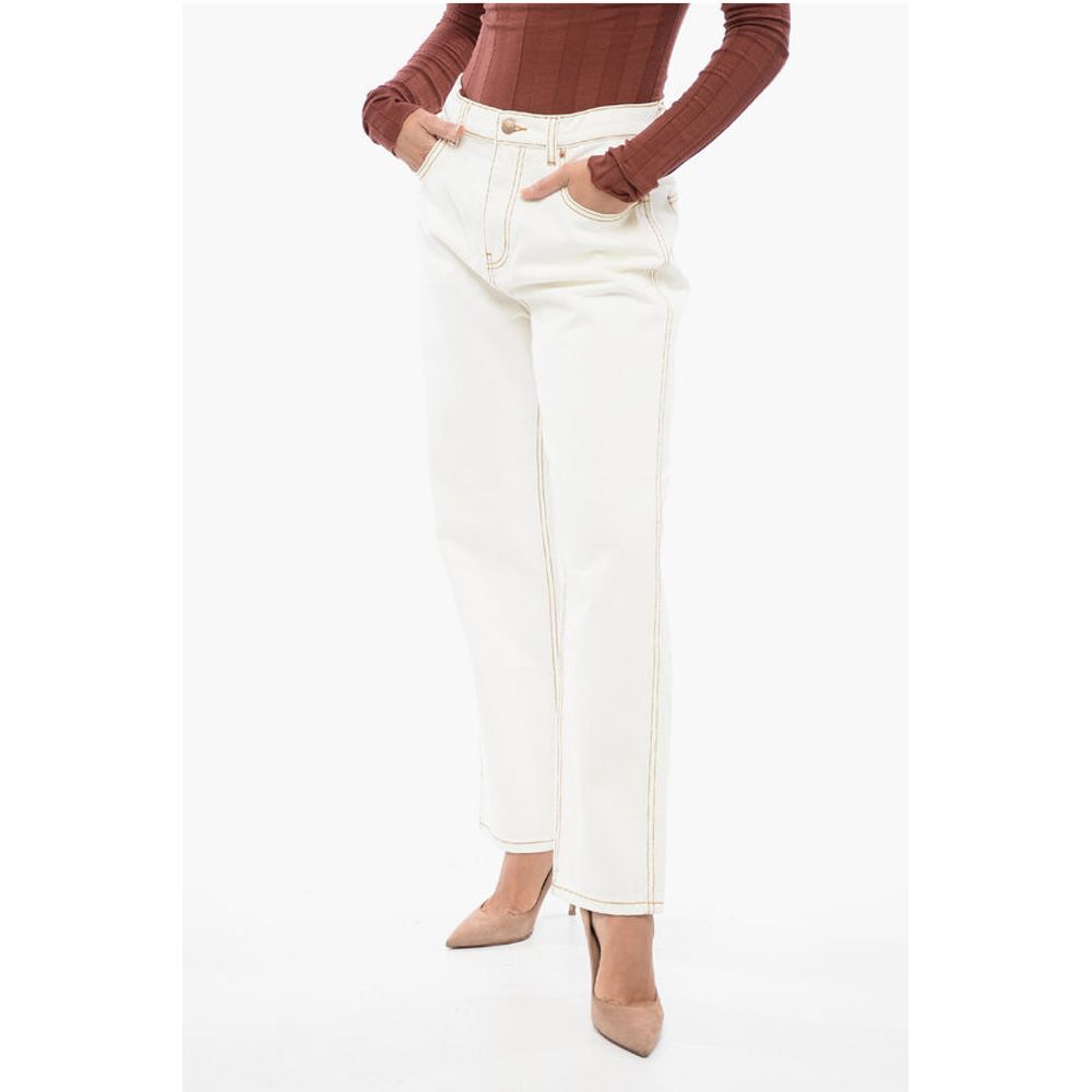 Tory Burch High-waisted Straight Fit Denims 25cm