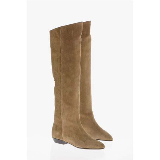 Isabel Marant Suede Knee-Lenght CITY Boots