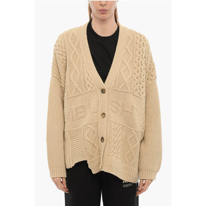 Ambush V-Neck Cable Knit Cardigan
