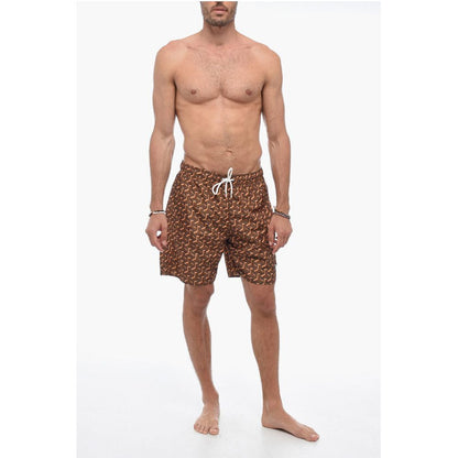 Yes I Am Pattern Print Boxer Swimsuit