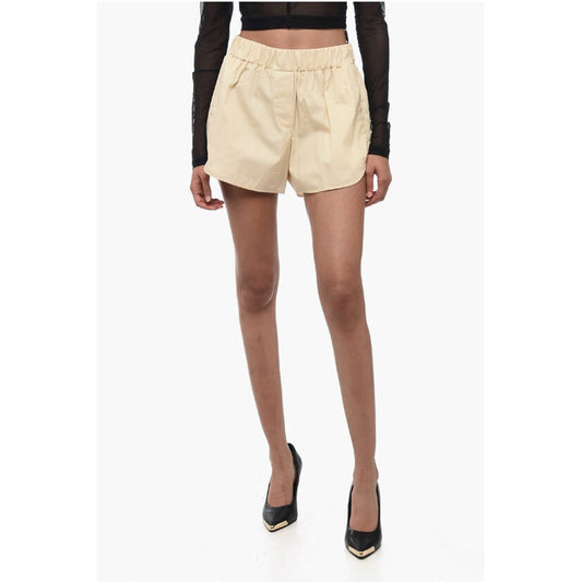 Cotton Shorts with Elastic Waistband