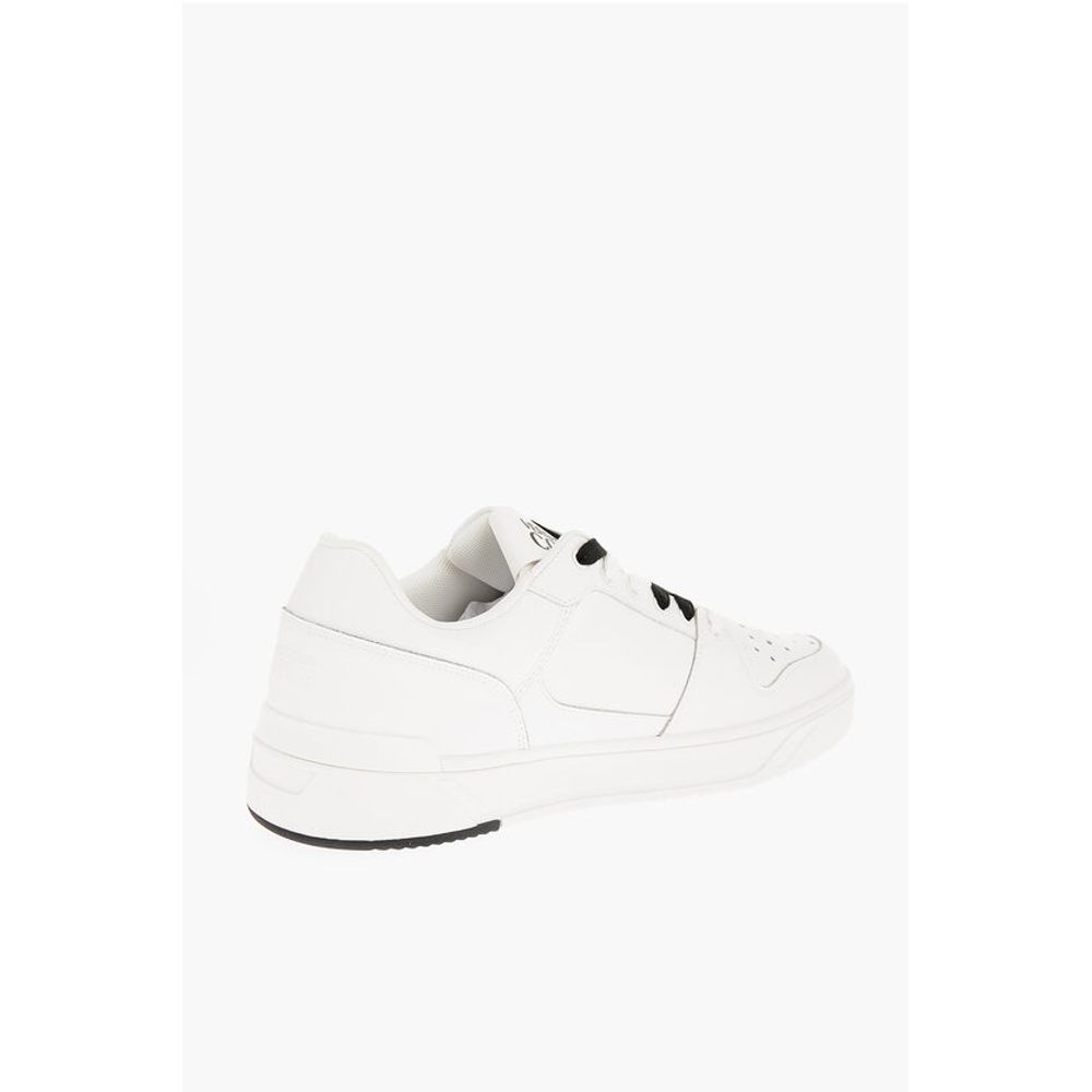 Versace JEANS COUTURE Leather STARLIGHT Low Top Sneakers with Printe