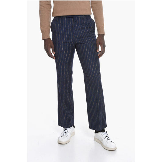 Gucci Horsebit Embroidered Pants
