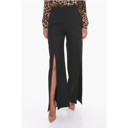 Burberry Wide-leg CHARLIE Trousers with Front Slits