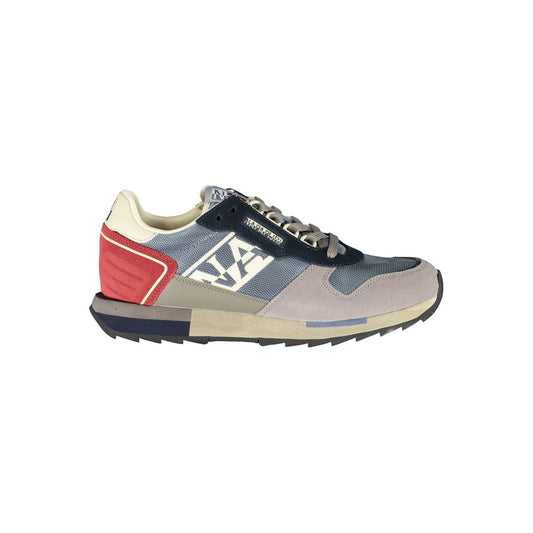 Napapijri Brown Leather Men Sneaker