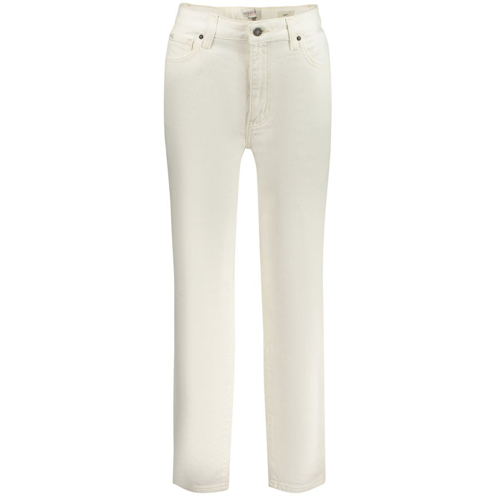 Guess Jeans White Cotton Women Jean