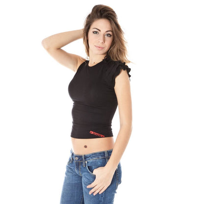 Zuelements Black Lycra Women T-Shirt