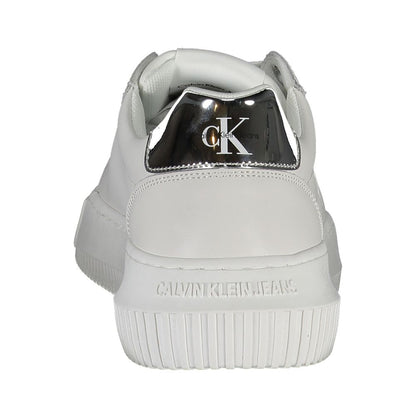 Calvin Klein White Polyester Sneaker