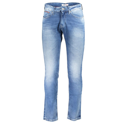 Tommy Hilfiger Blue Cotton Jeans & Pant