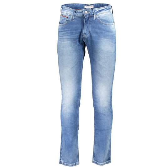 Tommy Hilfiger Blue Cotton Jeans & Pant