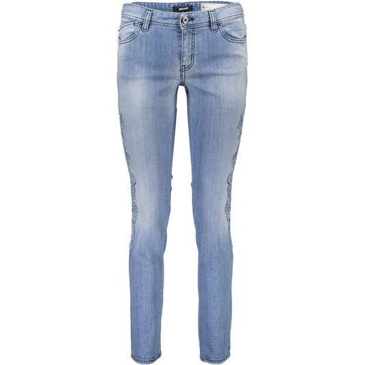 Just Cavalli Hellblaue Jeans aus Baumwolle für Damen
