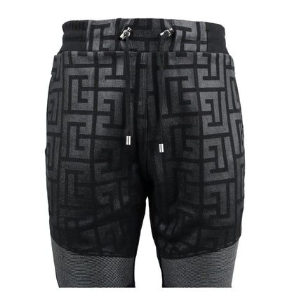 Balmain Black Cotton Jeans & Pant