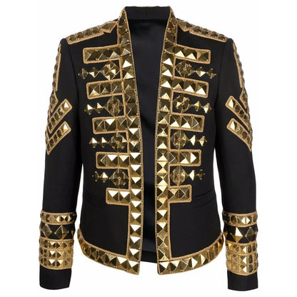 Balmain Black Haircalf Jacket