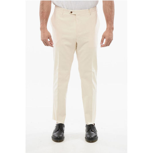 Corneliani 4-Pocketed LEADER Twill Cotton Blend Pants