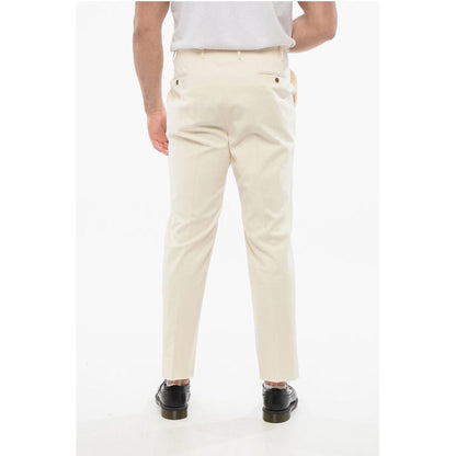 Corneliani 4-Pocketed LEADER Twill Cotton Blend Pants