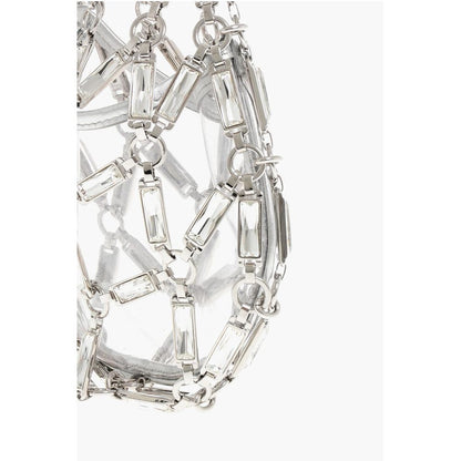 Dsquared² Rhinestoned NET Jewel Clutch