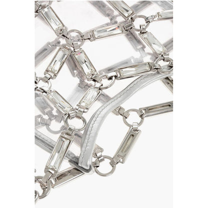 Dsquared² Rhinestoned NET Jewel Clutch