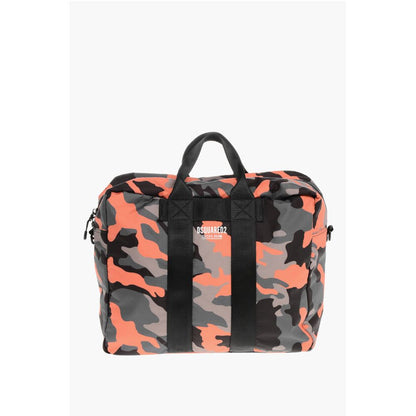 Dsquared² Nylon CERESIO Travel Bag with Camouflage Motif