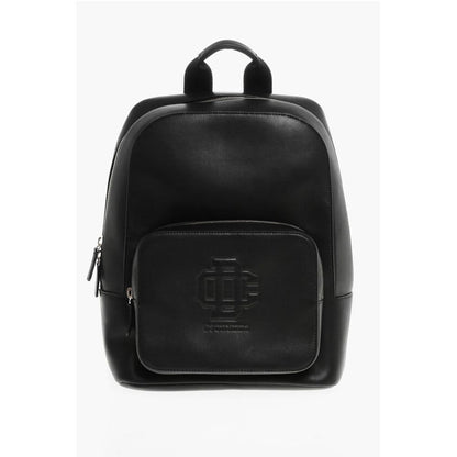 Dsquared² Leather Backpack with Embossed Logo