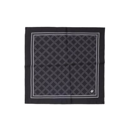 Dolce & Gabbana Black Silk Handkerchief