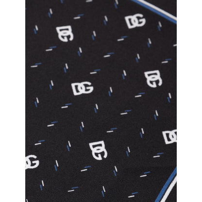 Dolce & Gabbana Black Silk Handkerchief