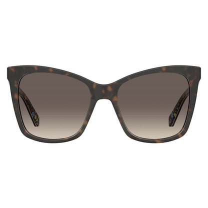 Love Moschino Brown Haircalf Sunglasses