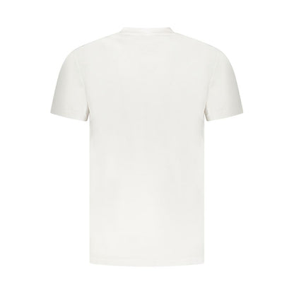Cavalli Class White Cotton Men T-Shirt