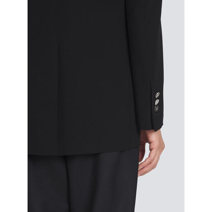 Balmain Black Viscose Blazer