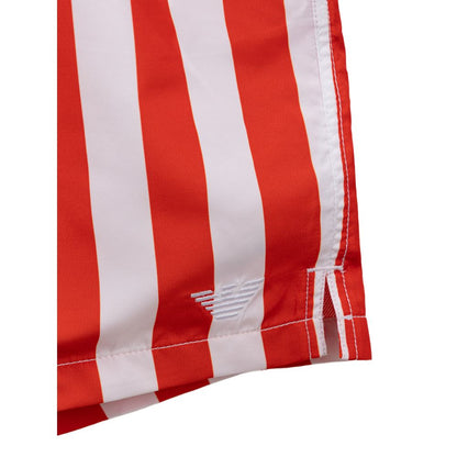 Emporio Armani Red Polyester Swimwear