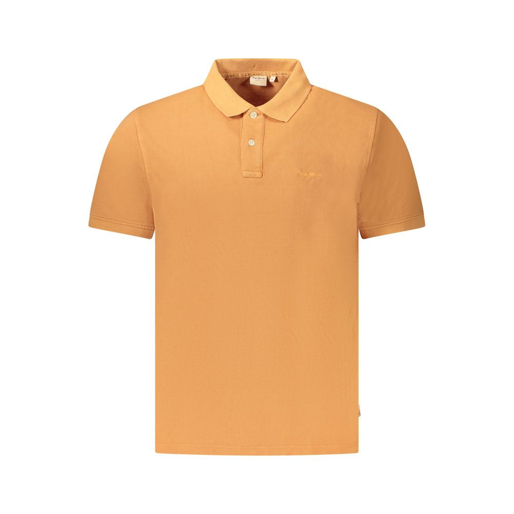 Pepe Jeans Orangefarbenes Baumwoll-Polohemd für Herren