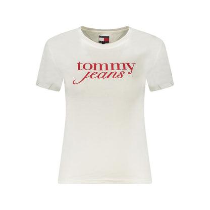 Tommy Hilfiger White Cotton Tops & T-Shirt