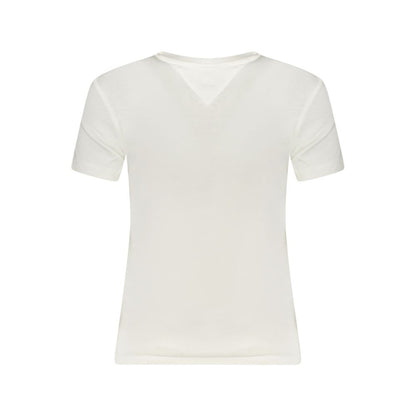 Tommy Hilfiger White Cotton Tops & T-Shirt