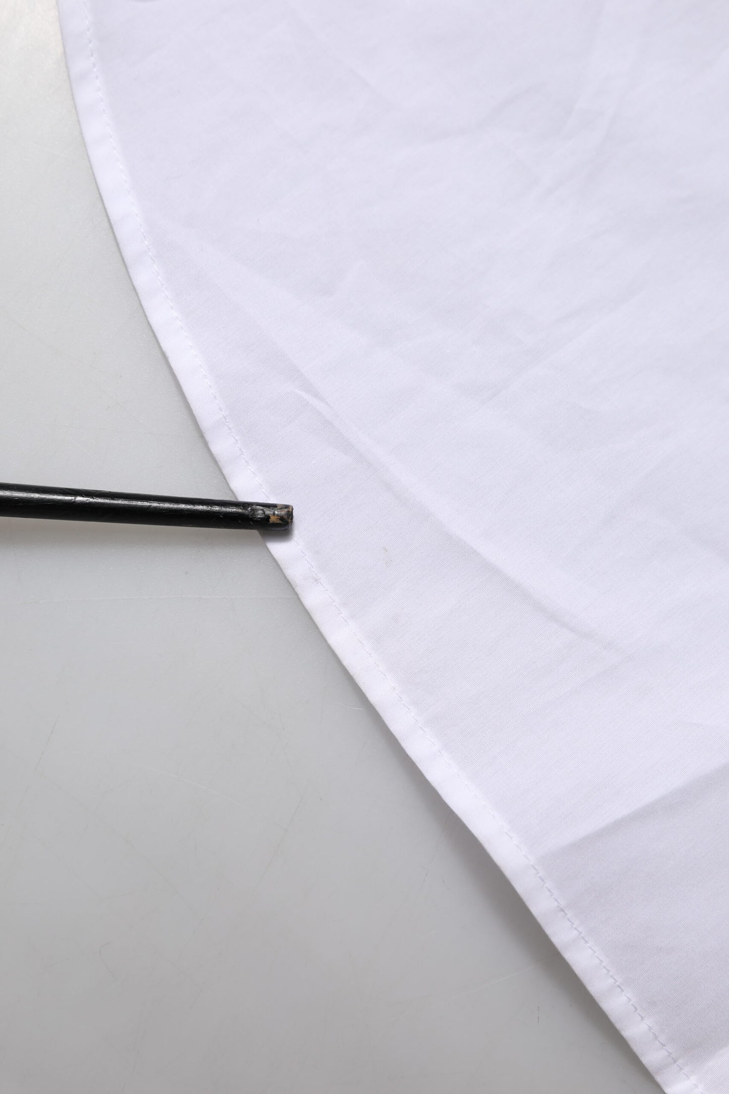 Dolce & Gabbana White Cotton Collared Shirt Long Sleeve Top