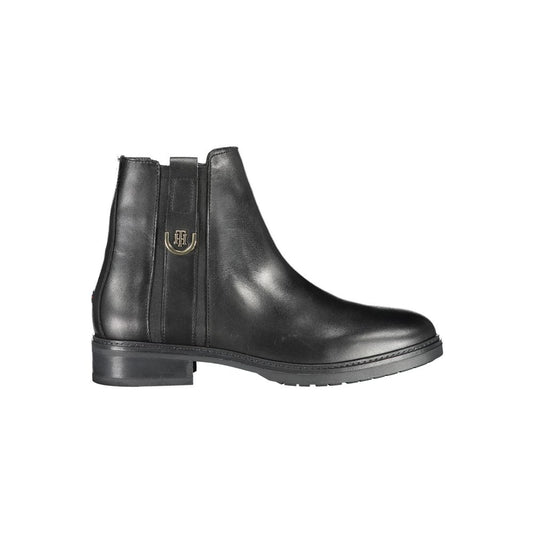 Tommy Hilfiger Black Polyester Ankle