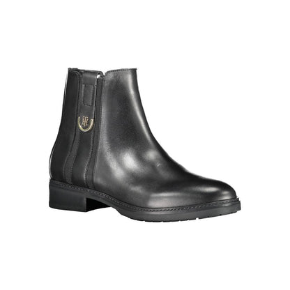 Tommy Hilfiger Black Polyester Ankle