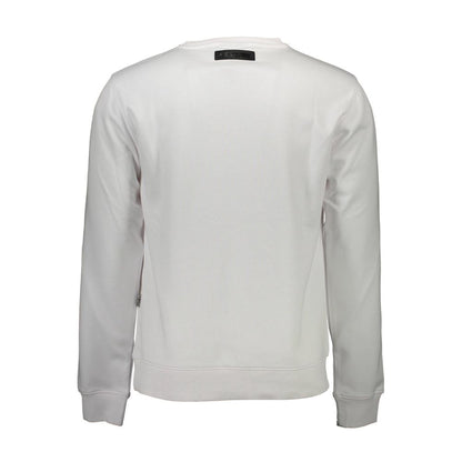 Plein Sport White Cotton Sweatshirt