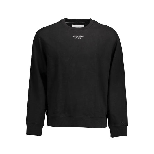 Calvin Klein Black Cotton Sweatshirt