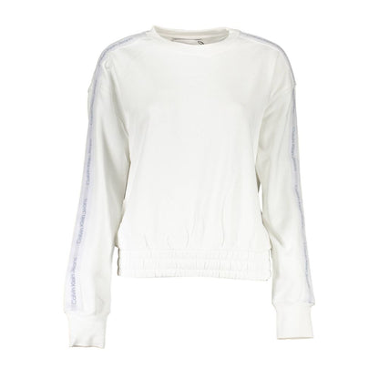 Calvin Klein White Cotton Sweatshirt