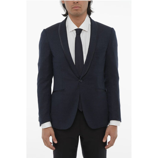 Corneliani Shawl Lapel CERIMONIA ACADEMY Jacquard Blazer
