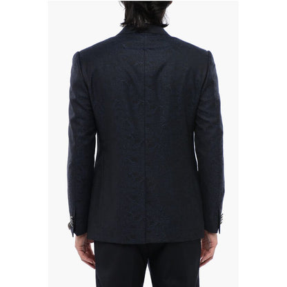 Corneliani Peak Lapel CERIMONIA ACADEMY Jacquard Blazer