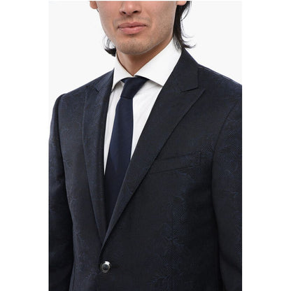 Corneliani Peak Lapel CERIMONIA ACADEMY Jacquard Blazer